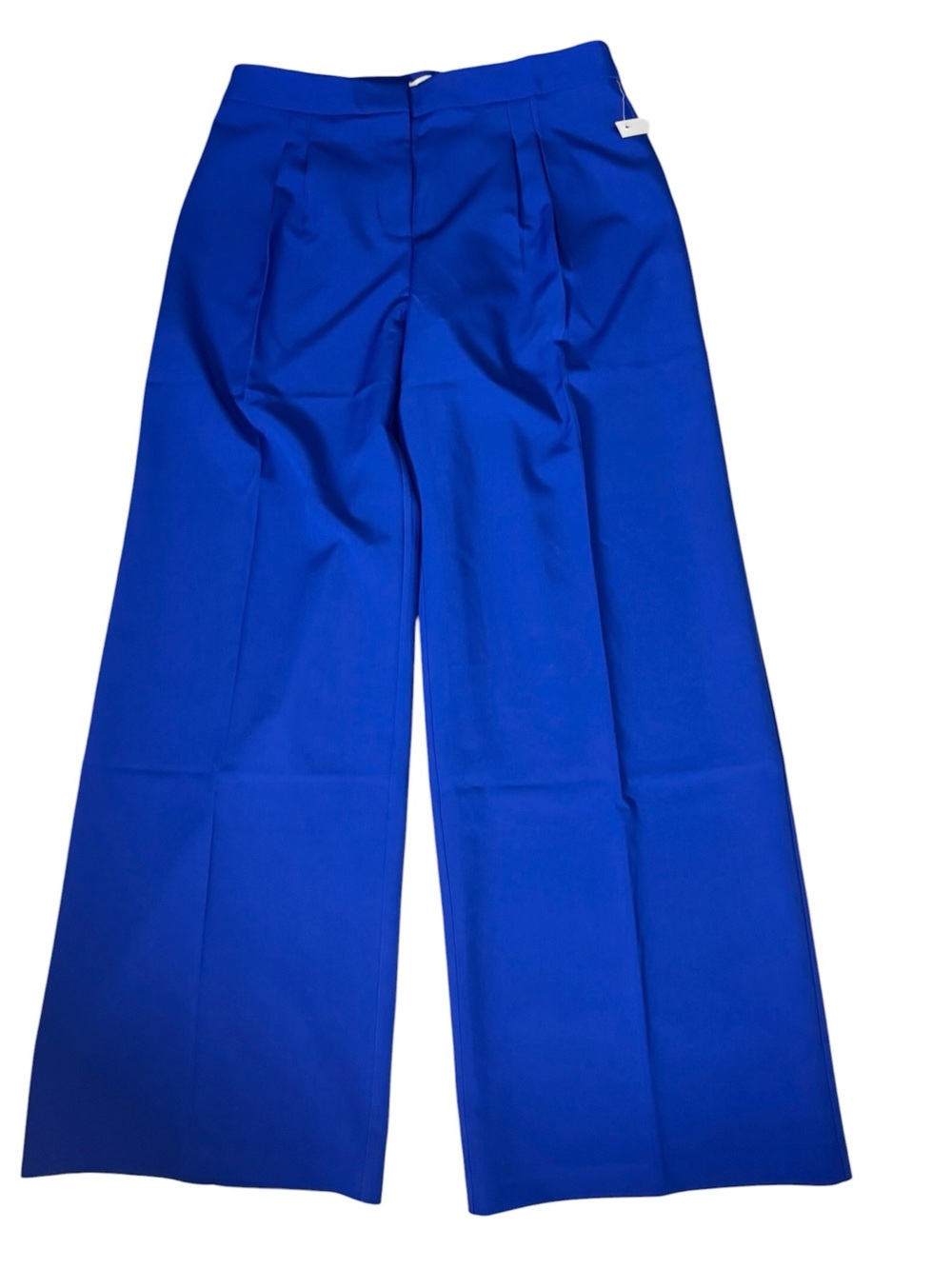 Carole Wren Bright Blue Wide Leg Pants Size 12 NWT